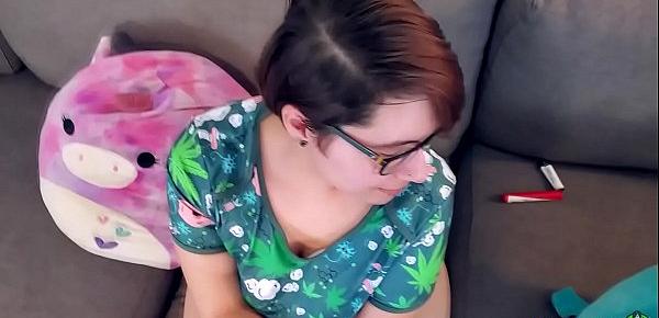  Oh no! Daddy caught me smoking in the house again! Now I need to be punished for my bad deed - Clip 1